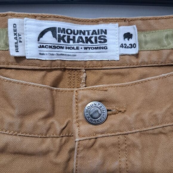 Mountain Khakis Mens Ranch Outerwear Relaxed Fit Size 42 X 30 Brown - Picture 7 of 15
